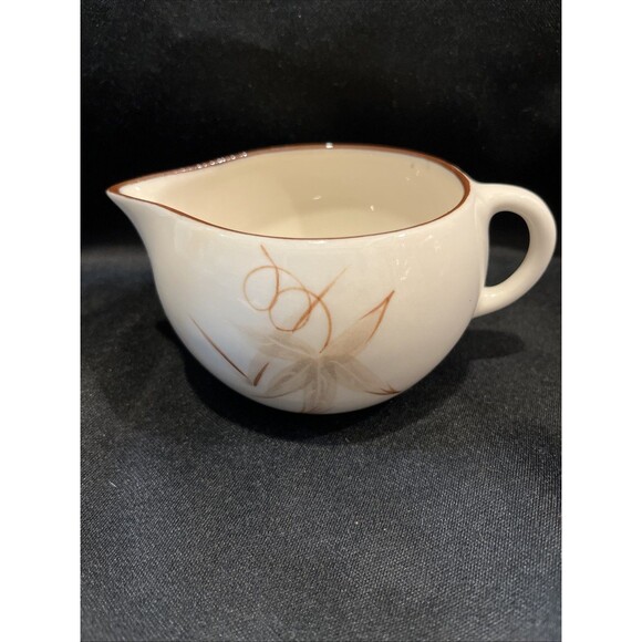 Lot of 5 VTG MCM Winfield Passion Flower the Creamer with 4 Coffee Cups USA - Picture 3 of 16